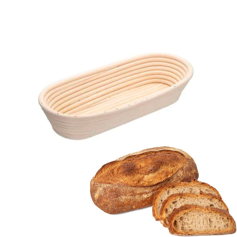 Cesta de fermentación de pan en forma de corazón, cesta de