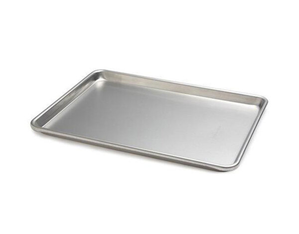 Bandeja de Aluminio Plana lisa. Apta. para todos los tipos de hornos. Para pastelería y panadería.
